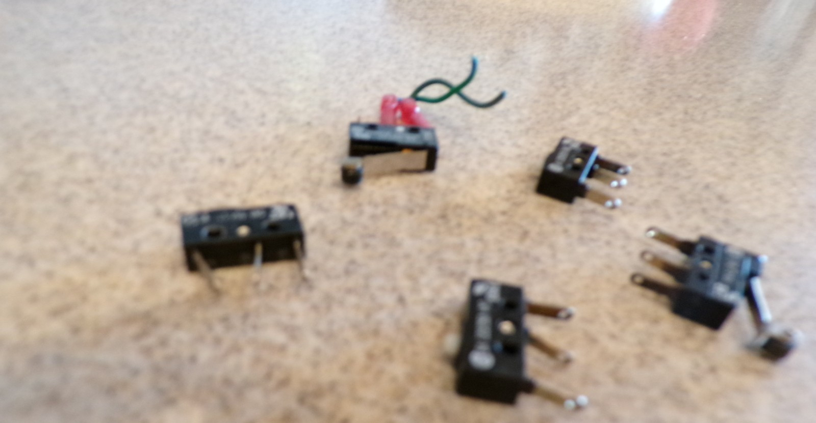 4 + Cherry micro switches 125vac 250 5A 1A working