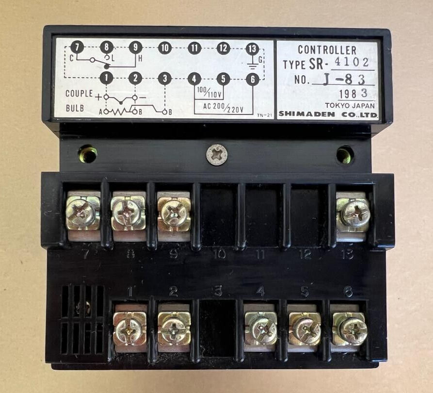 SHIMADEN TEMPERATURE CONTROLLER SR-4000 SERIES TYPE SR-4102
