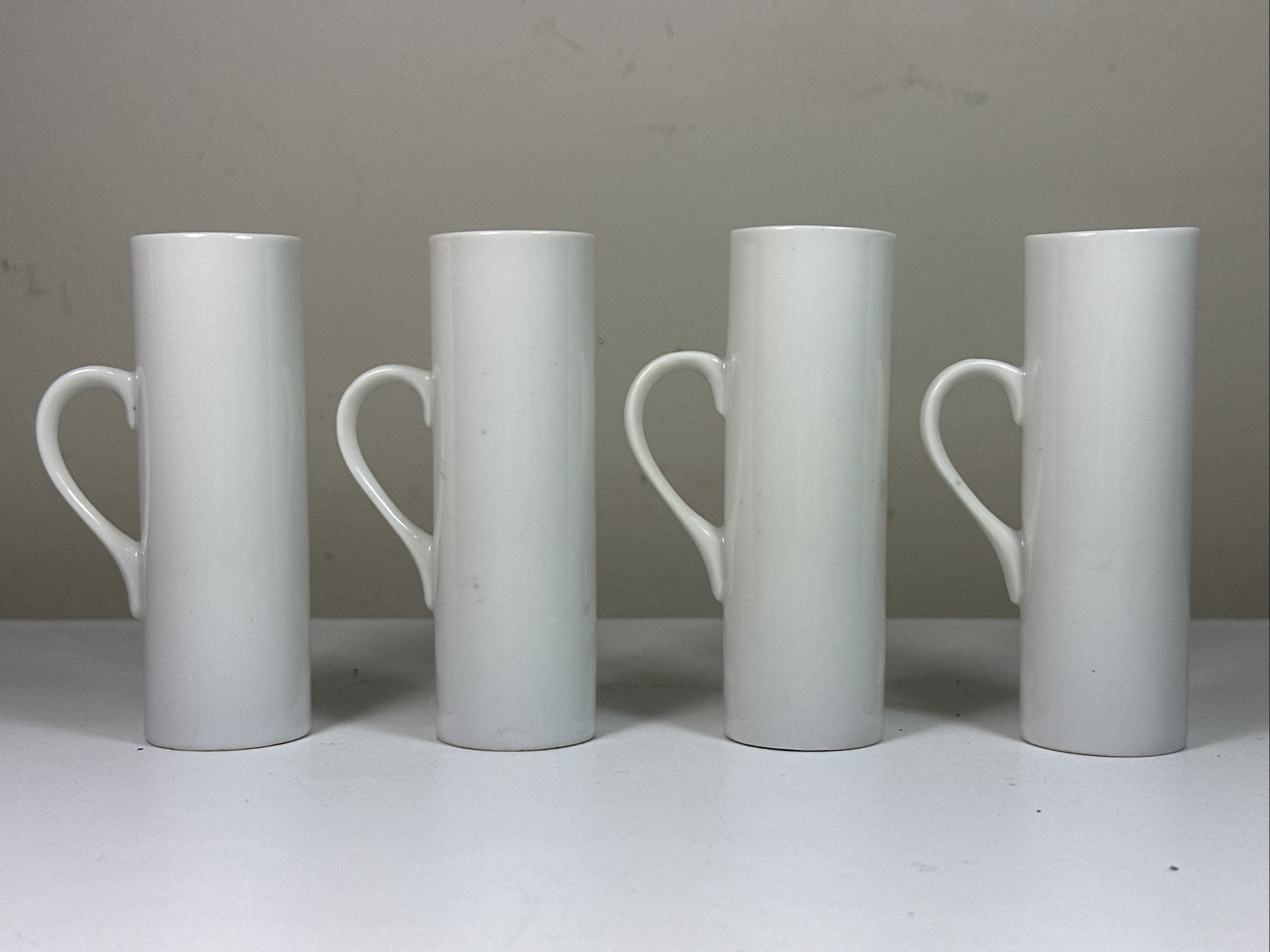 Set of 4 MCM Lagardo Tackett Schmid 60 Porcelain Espresso Demitasse Cups 2 Oz