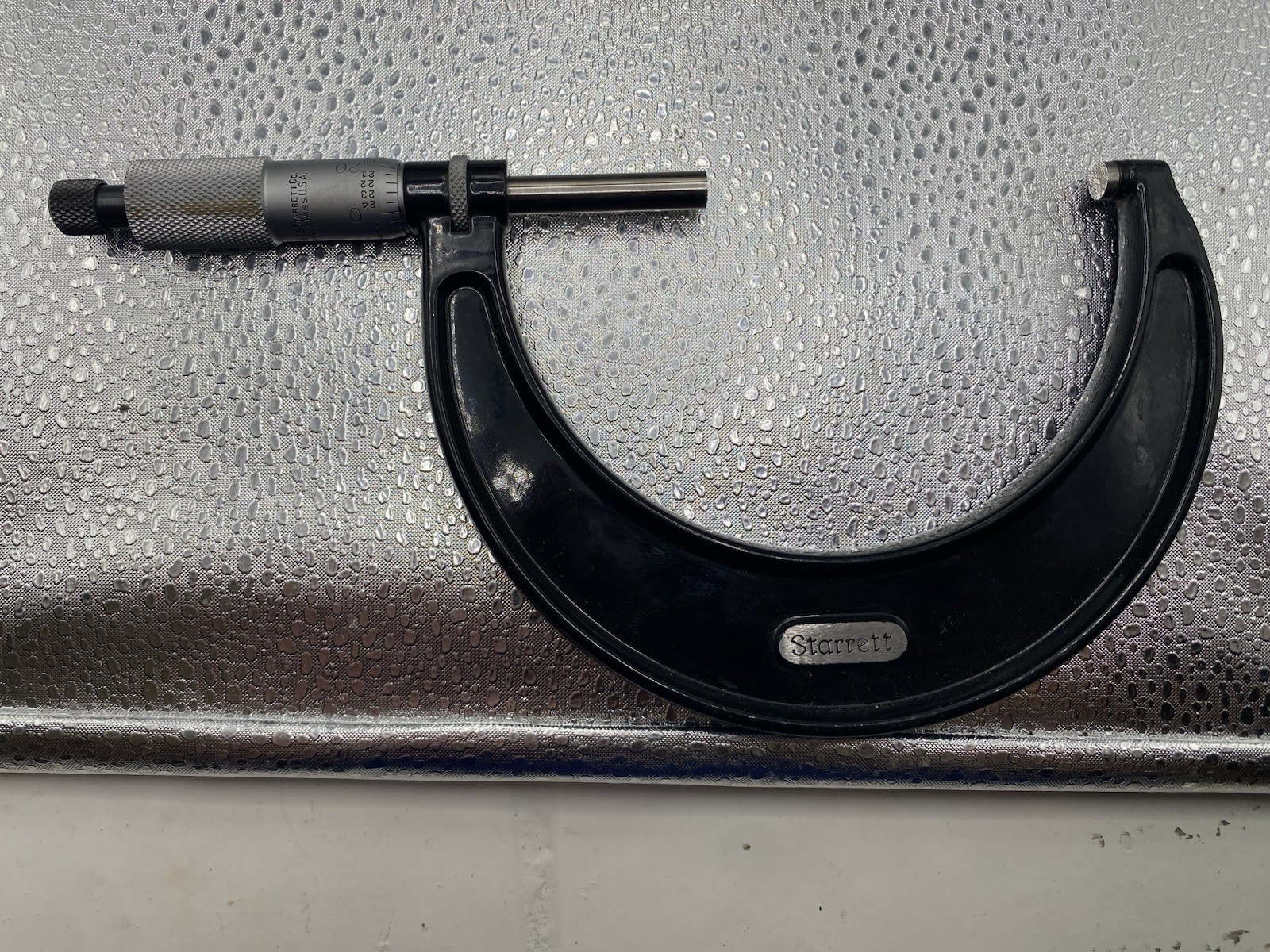 Starrett No. 436 Outside Microometer 3-4 Inch .001 Clean 436P 4" Used Works Good