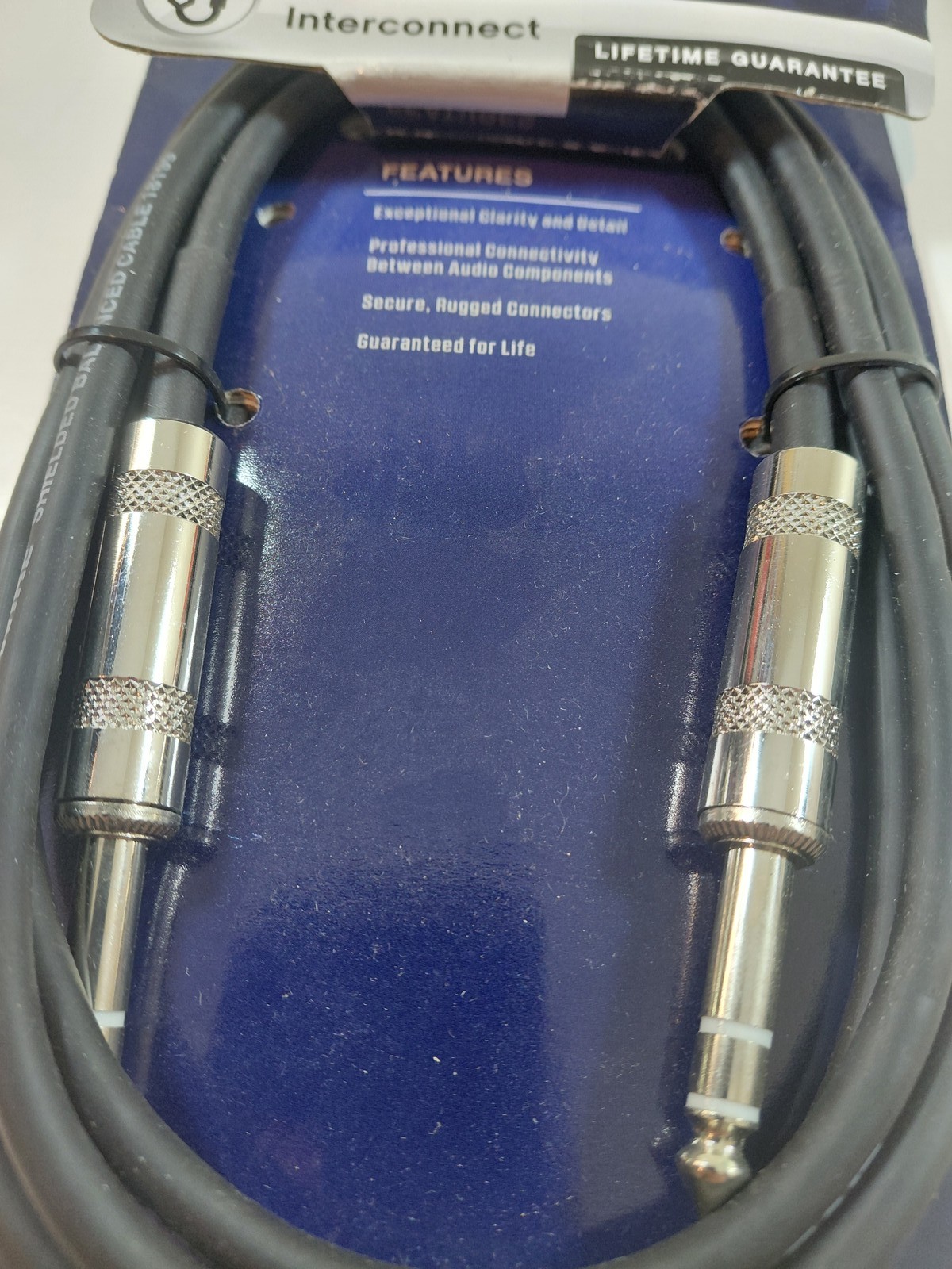 Livewire Advantage 5 FT 1/4" TRS Male Balanced Shielded Interconnect Audio Cable