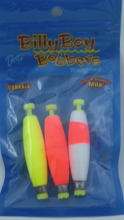 Betts M0BW-A 2" Weighted Balsi Foam Floglo Float Ziplock 3CT