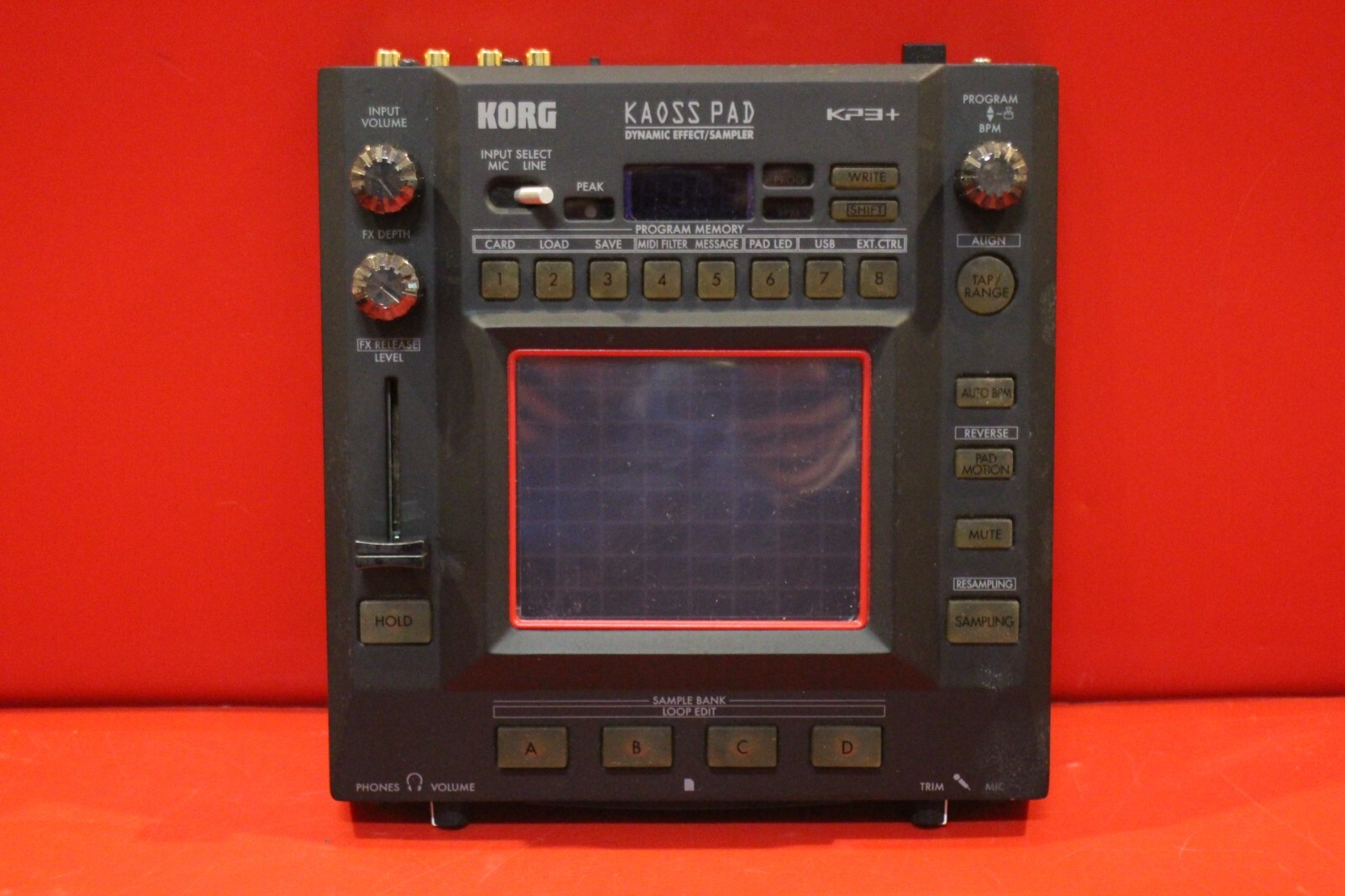 USED Korg KP-3 Plus KAOSS PAD KP 3 Dynamic Effect Sampler sequencer U2446 250117