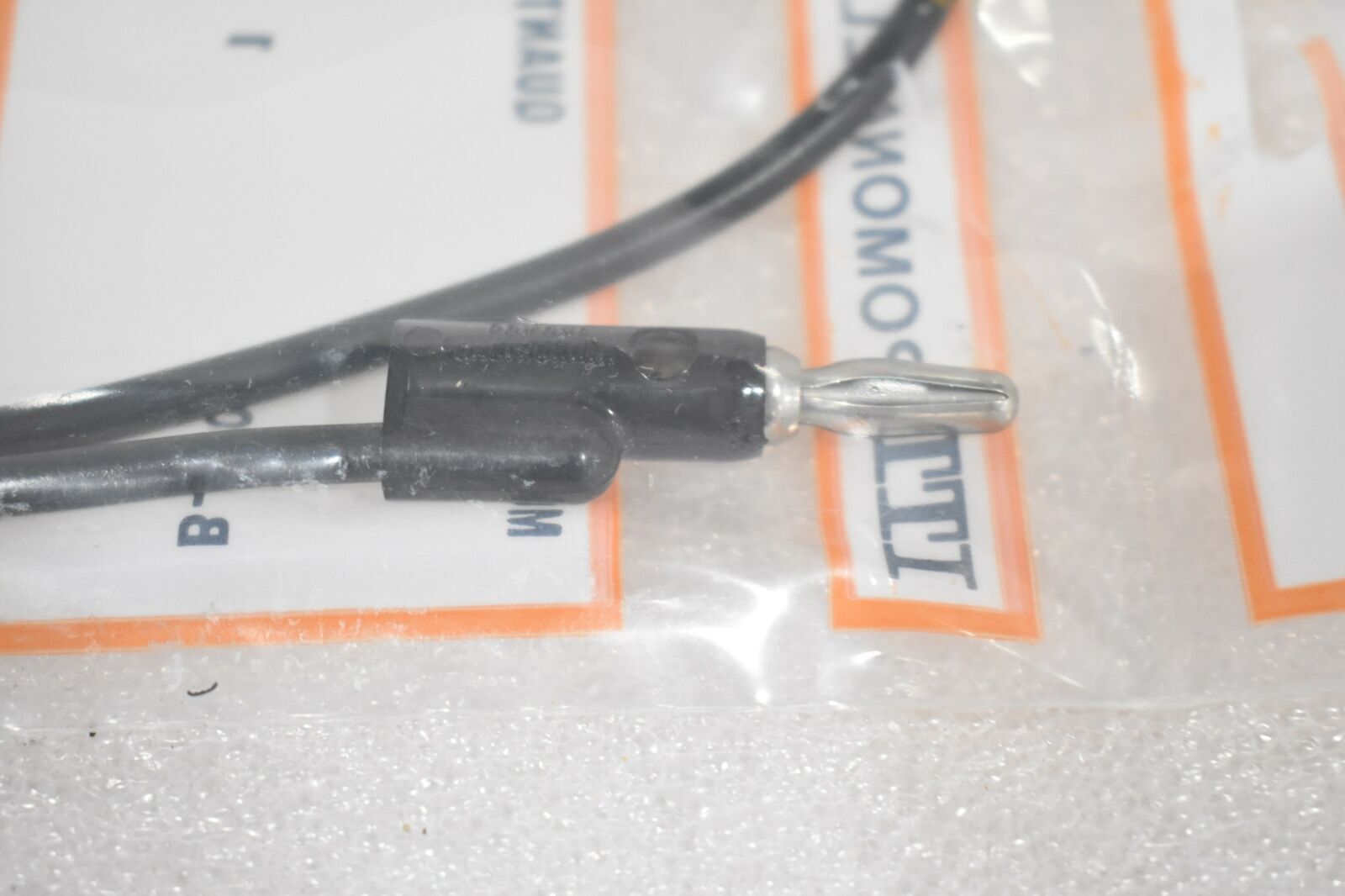 ITT POMONA ELECTRONICS B-18-0 Test Leads 18" Banana Plug Patch Cord