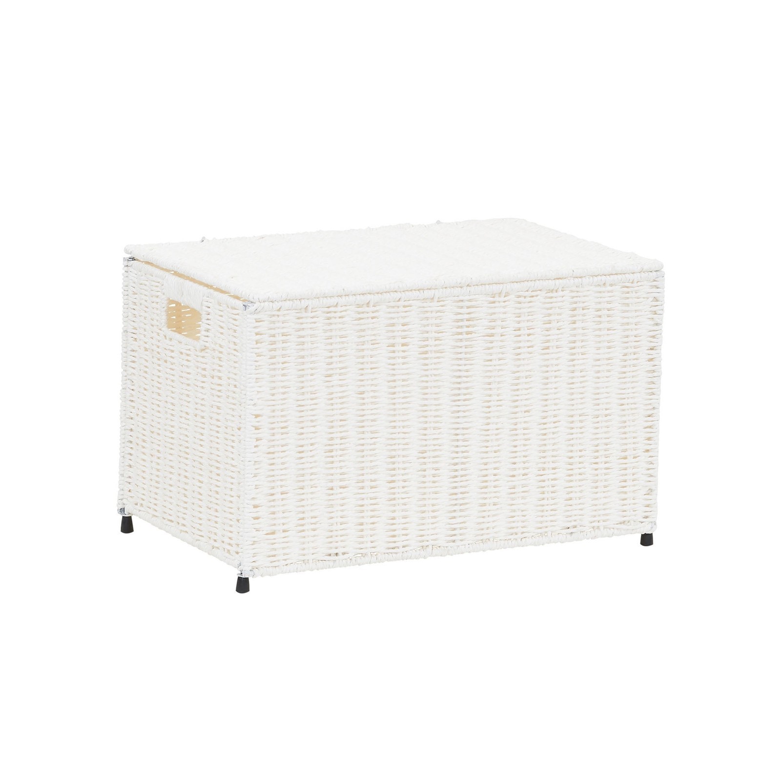 Small Woven Sturge Chest Paper Rope Arctic White