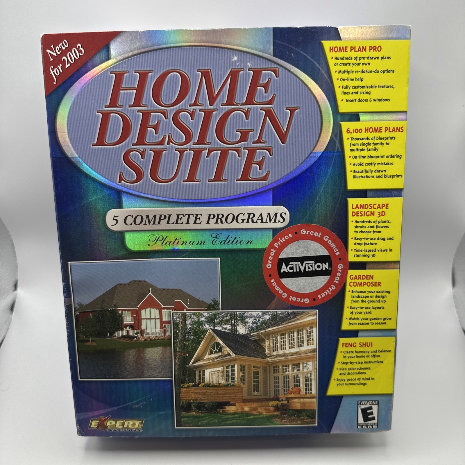 Home Design Suite Platinum Edition Version PC Big Box CD-ROM - Brand New