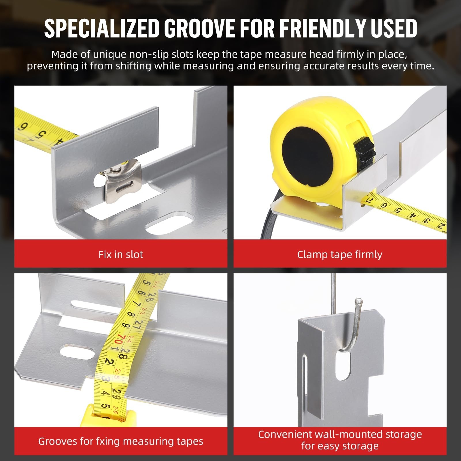 2-Pack Heavy Duty Wheel Alignment Tool Kit - Upgraded Toe Alignment Plates for C