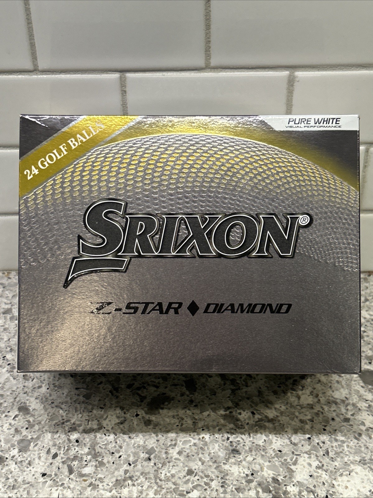 Srixon 2025 Z-Star Diamond Golf Balls Double Dozen White - 24 Pack 2 Dozen NEW!