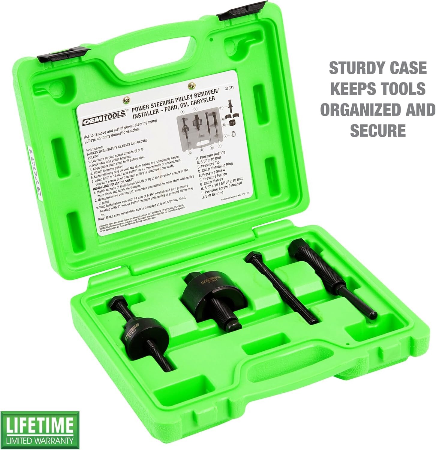 Effortless Power Steering Pump Pulley Removal Tool - Mechanics' Essential Kit