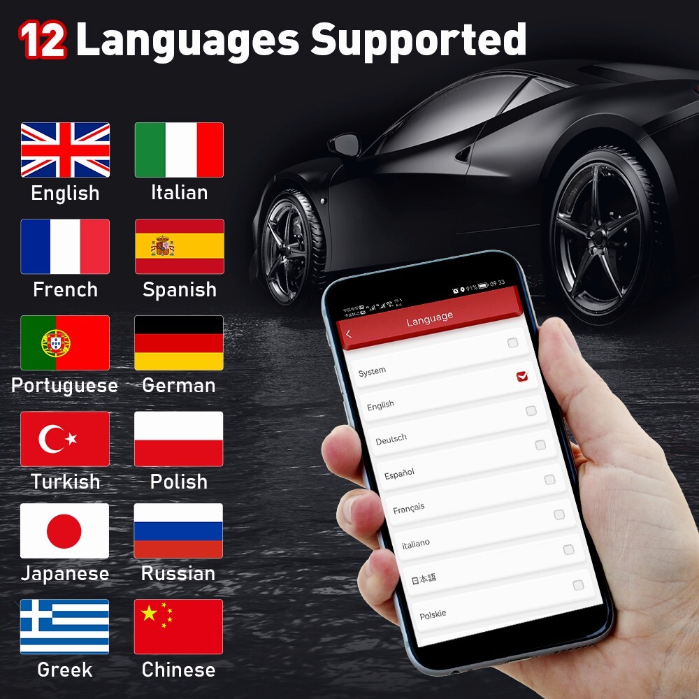 2026 Bluetooth Scanner KINGBOLEN Ediag Plus Car Diagnostic Tool KEY Coding CANFD