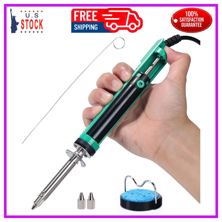 Yihua 929D-V Electric Desoldering Pump Iron with 1.0mm and 1.2mm Nozzles