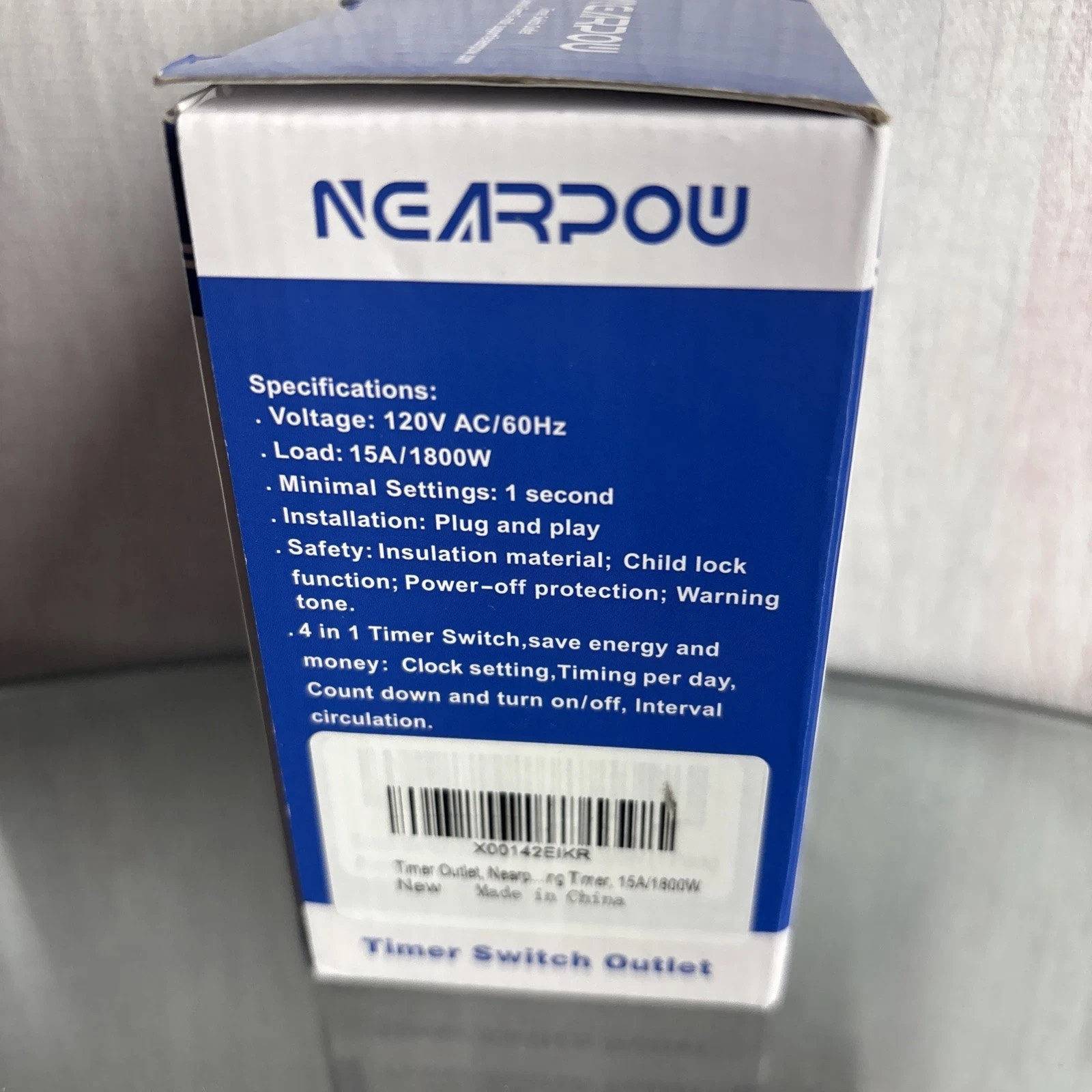 Nearpow Timer Switch Outlet Multifunctional Energy-Saving Timer NEW SEALED