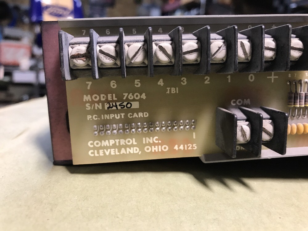 COMPTROL INTELLIGENT DISPLAY COMP 7220-001 Model 7604 Clean Operating Condition