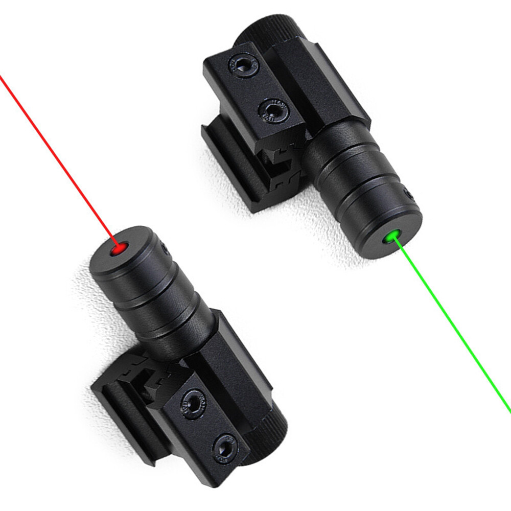 11/20mm Tactical Green Red Laser Beam Dot Sight Scope For Gun Rail Pistol Weaver