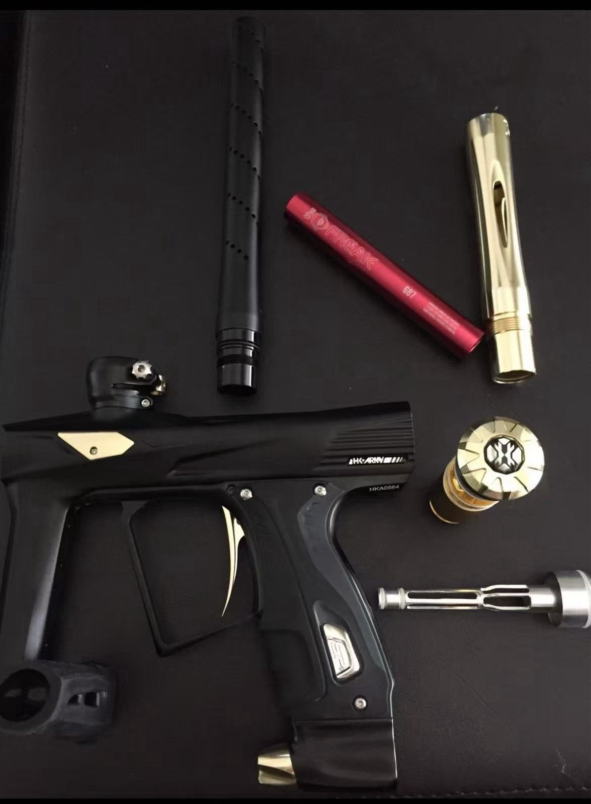 HK Army Shocker RSX Paintball Marker - Black / Gold