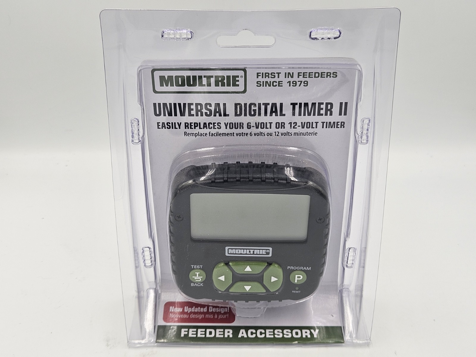 Moultrie #MFA-13461 Universal Feeding Digital Game Feeder Timer, Gen 2, Black