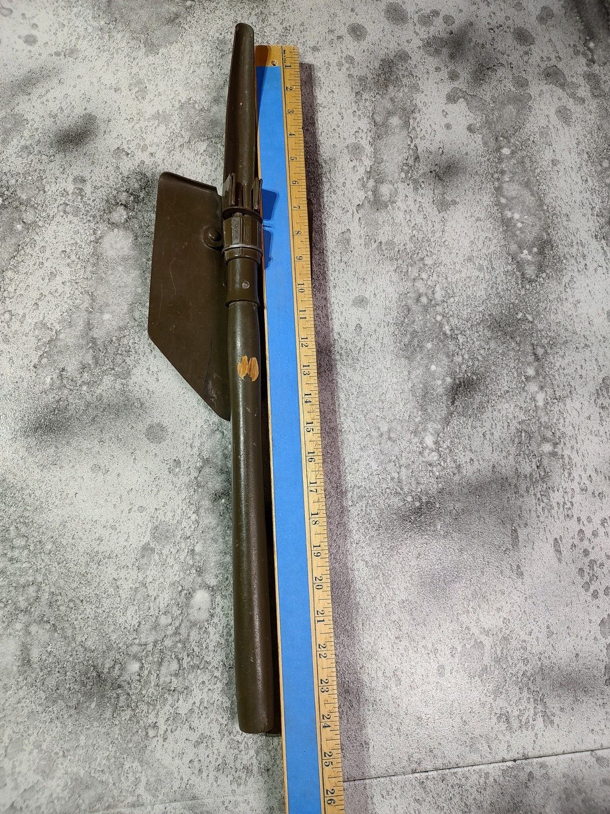 Vintage Original Military E-Tool Shovel Made In Taiwan