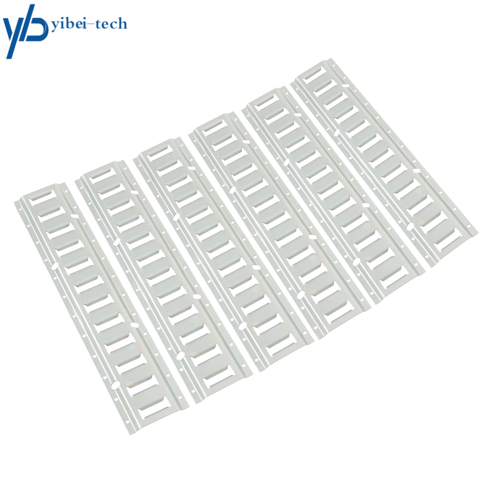 6 Pack 2' E Track Tie Down Rail Kit Galvanized Steel For Trailers Secure Load