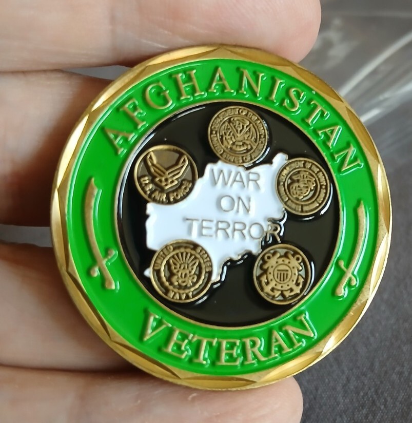 Afghanistan Veteran Operation Enduring Freedom War on Terror Challenge Coin
