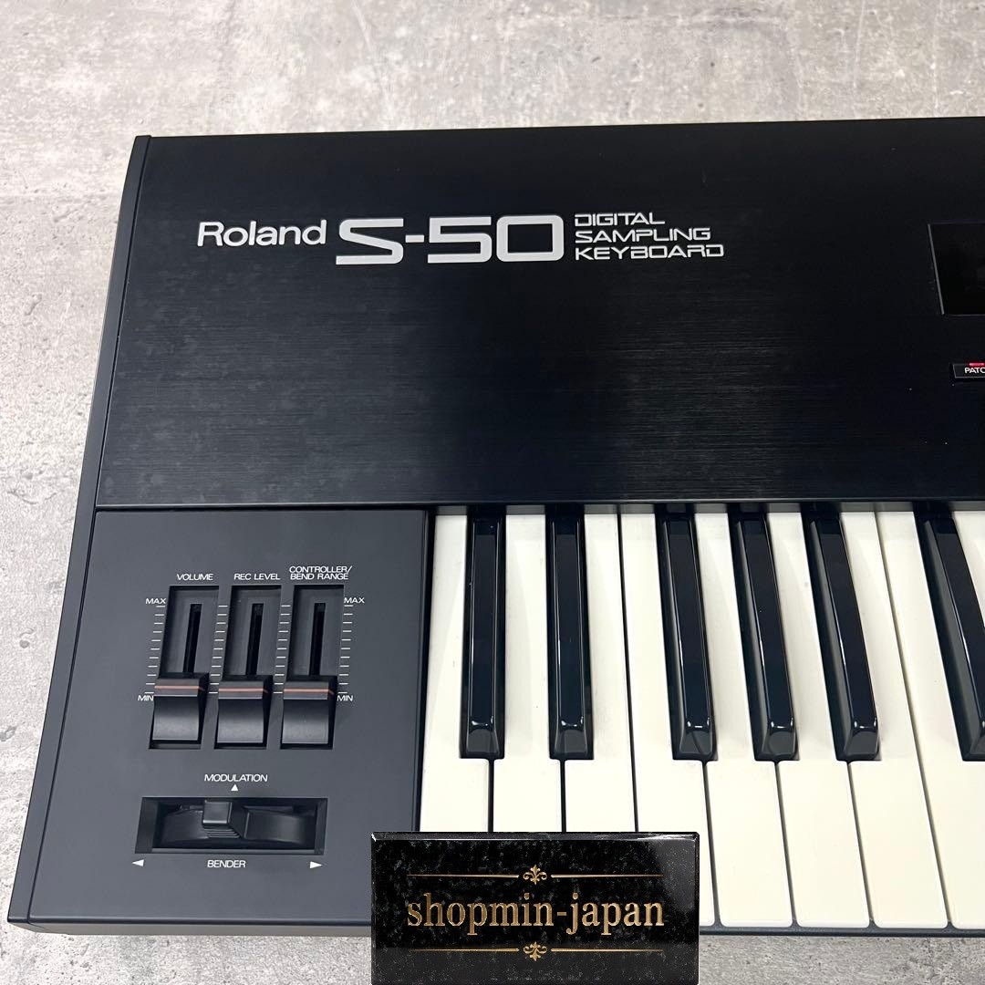 Roland S-50 Digital Sampling Keyboard w/ Original Hard Case Key from japan