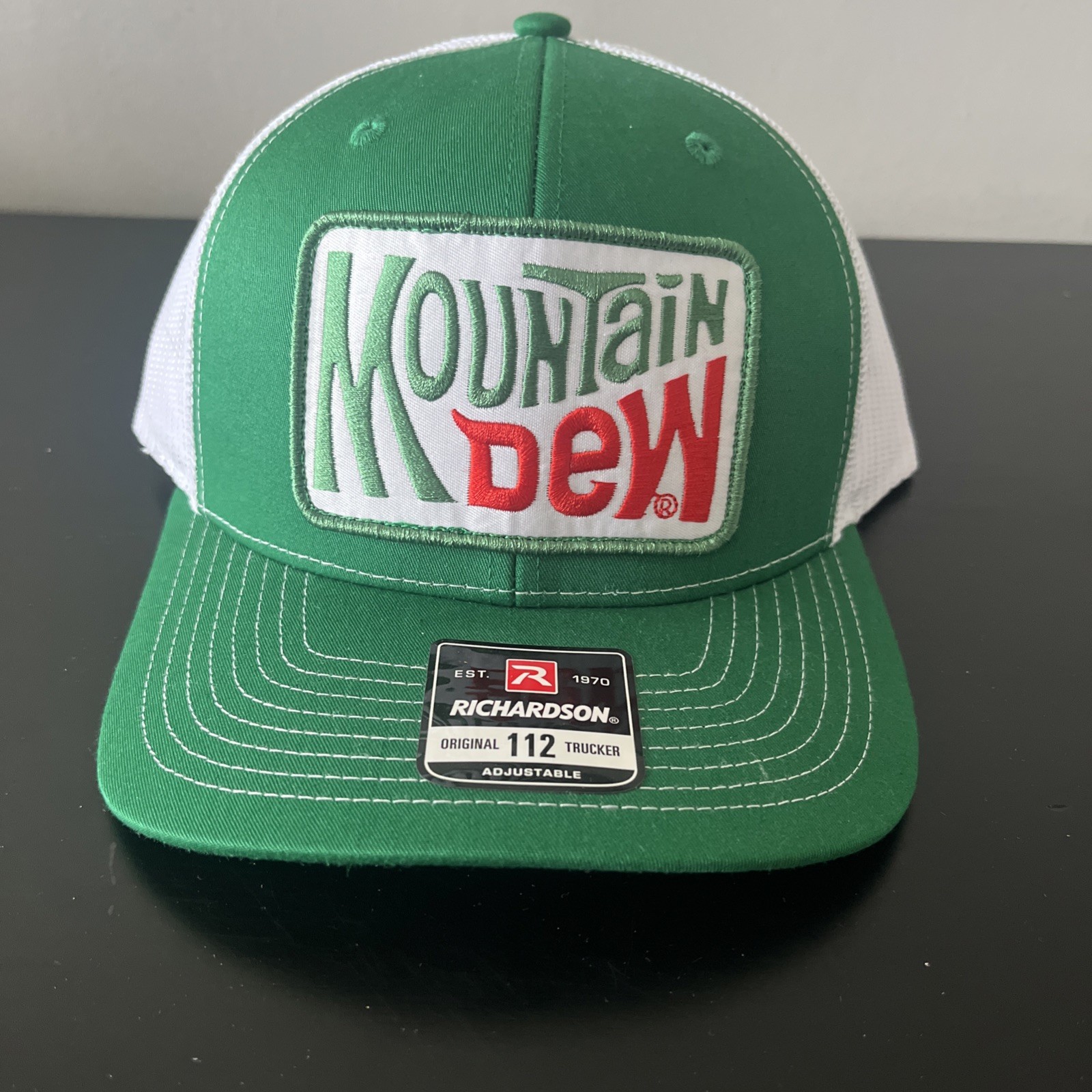 Mountain Dew NASCAR Darrell Waltrip Trucker Hat Richardson 112 Cap
