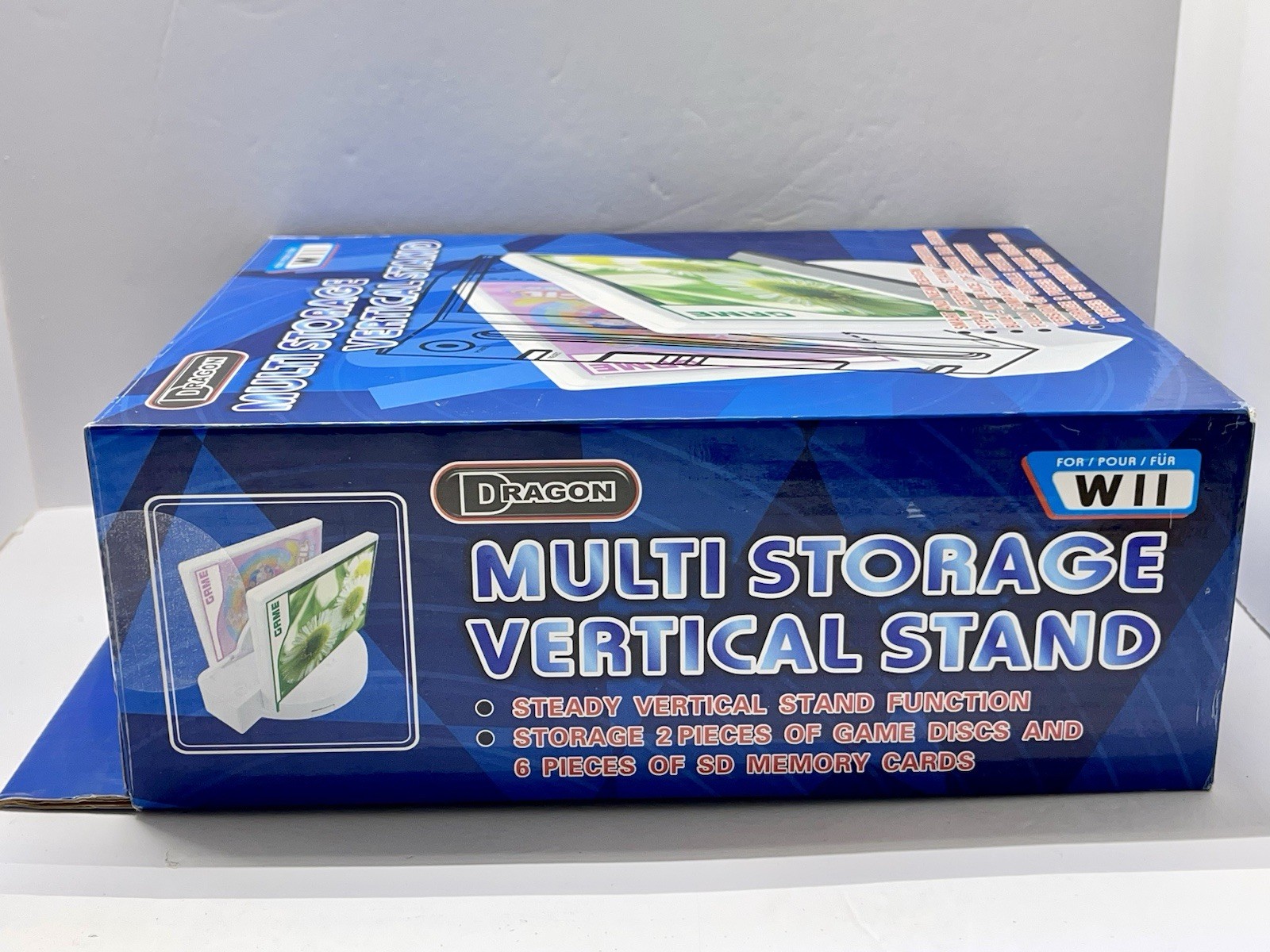 Nintendo Wii Multi Storage Vertical Stand. New! Fast Shipping!