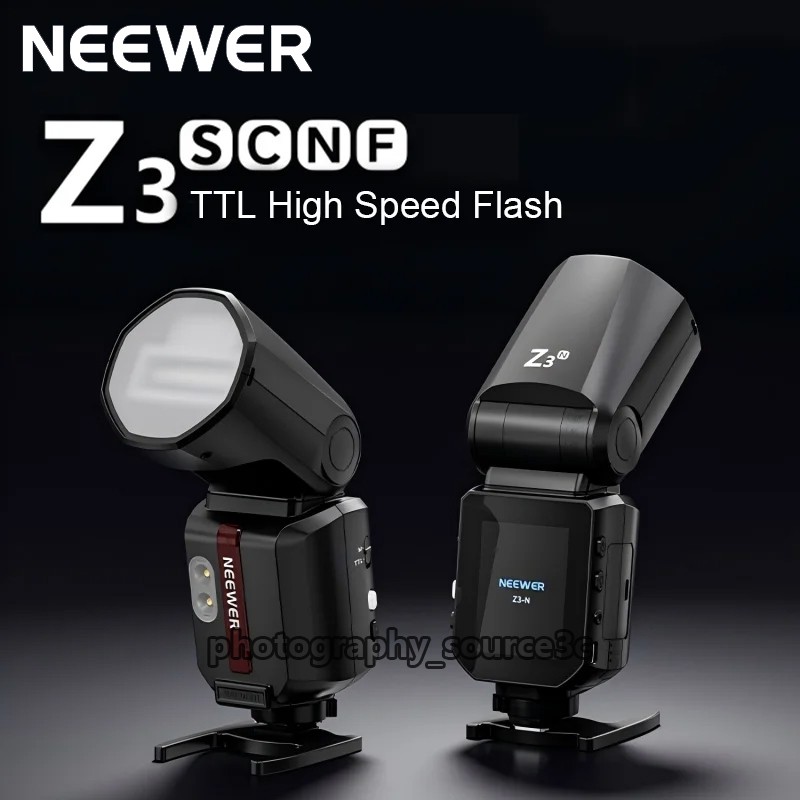 NEEWER Z3R Z3R-S Z3R-C Z3R-N TTL Round Head Flash Speedlite for Canon Nikon Sony