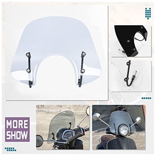 Sport Bikes Scooter Windscreen Windshield Flyscreen Wind Screen Deflector Clear