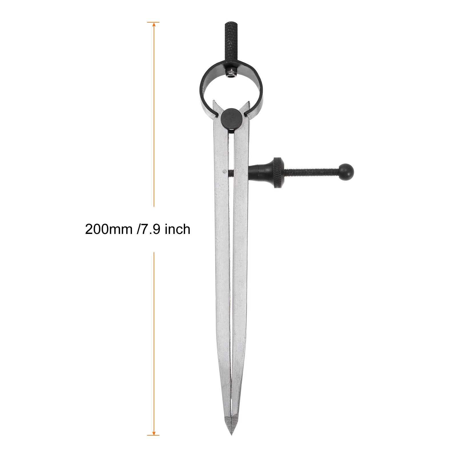 Spring Joint Caliper 6" Adjustable Spring Divider Caliper with Solid Nut
