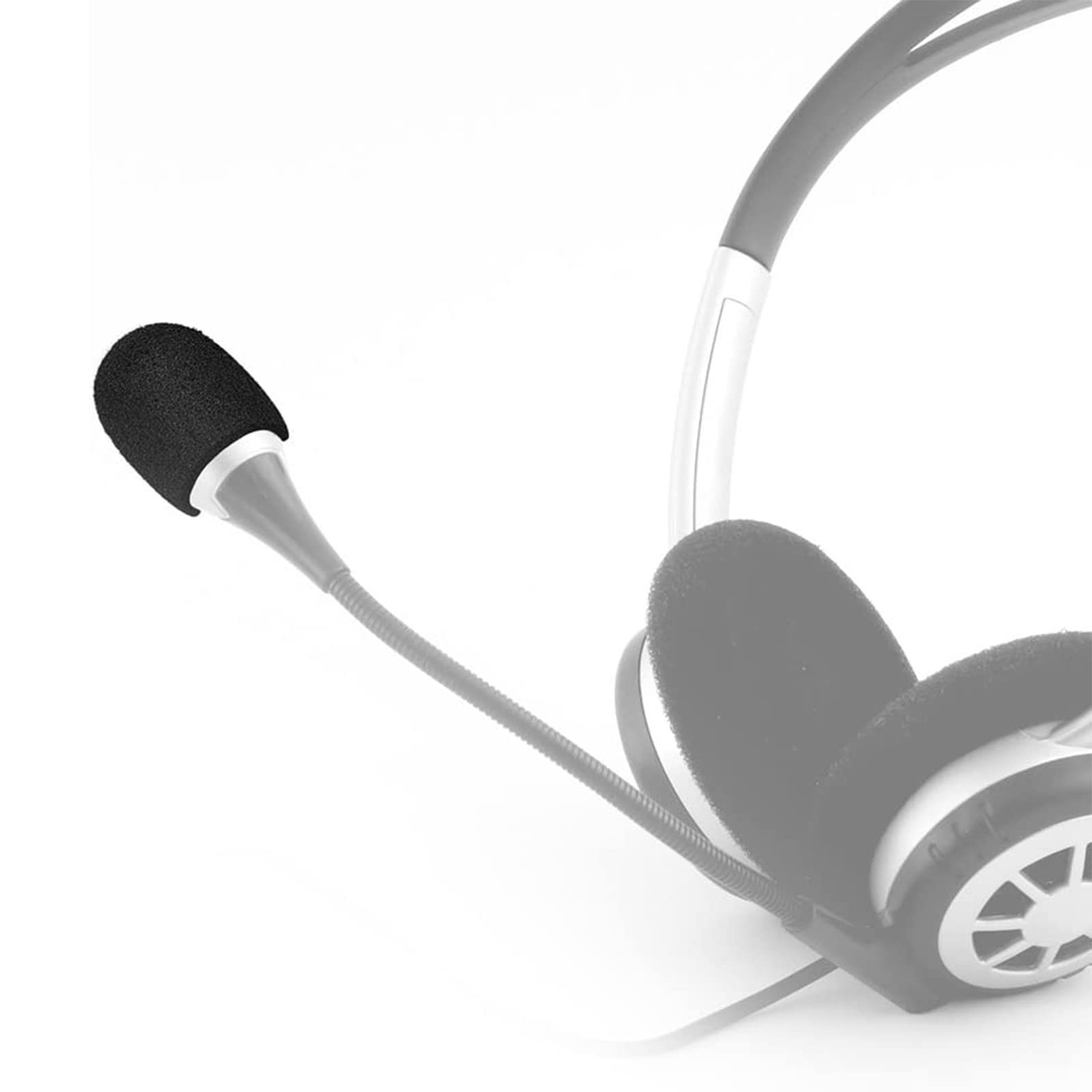 Lapel Headset Microphone Windscreens Foam Covers Covers Mini Size Color Black
