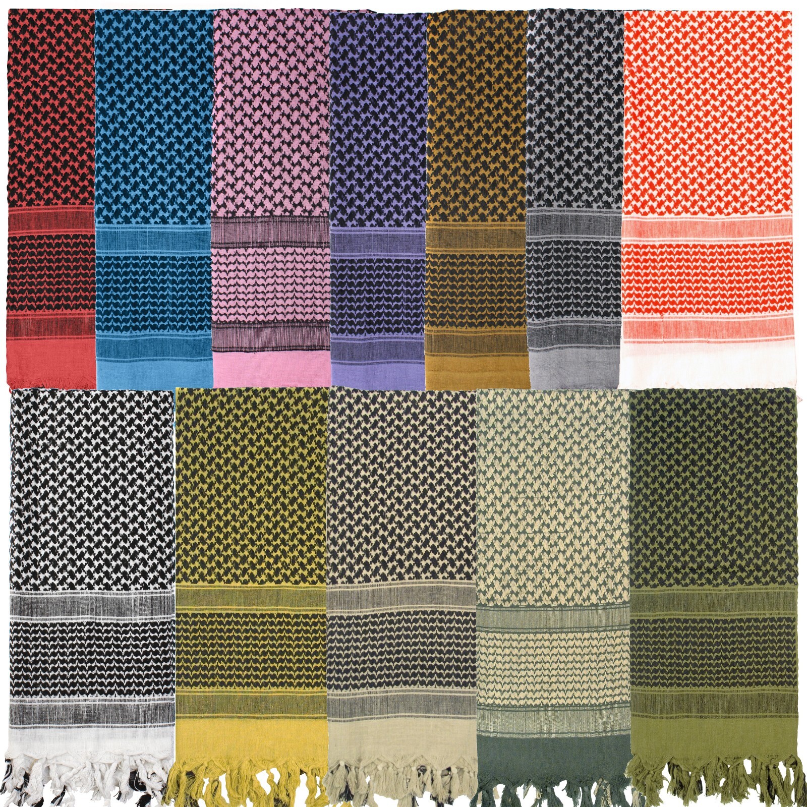 Military Heavyweight Shemagh Arab Ghutrah Desert Keffiyeh Scarf Scarves