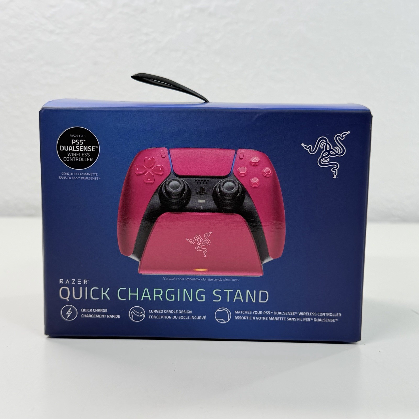 Sealed Razer Quick Charging Stand for PS5 DualSense Red RC21-01900300-R3U1