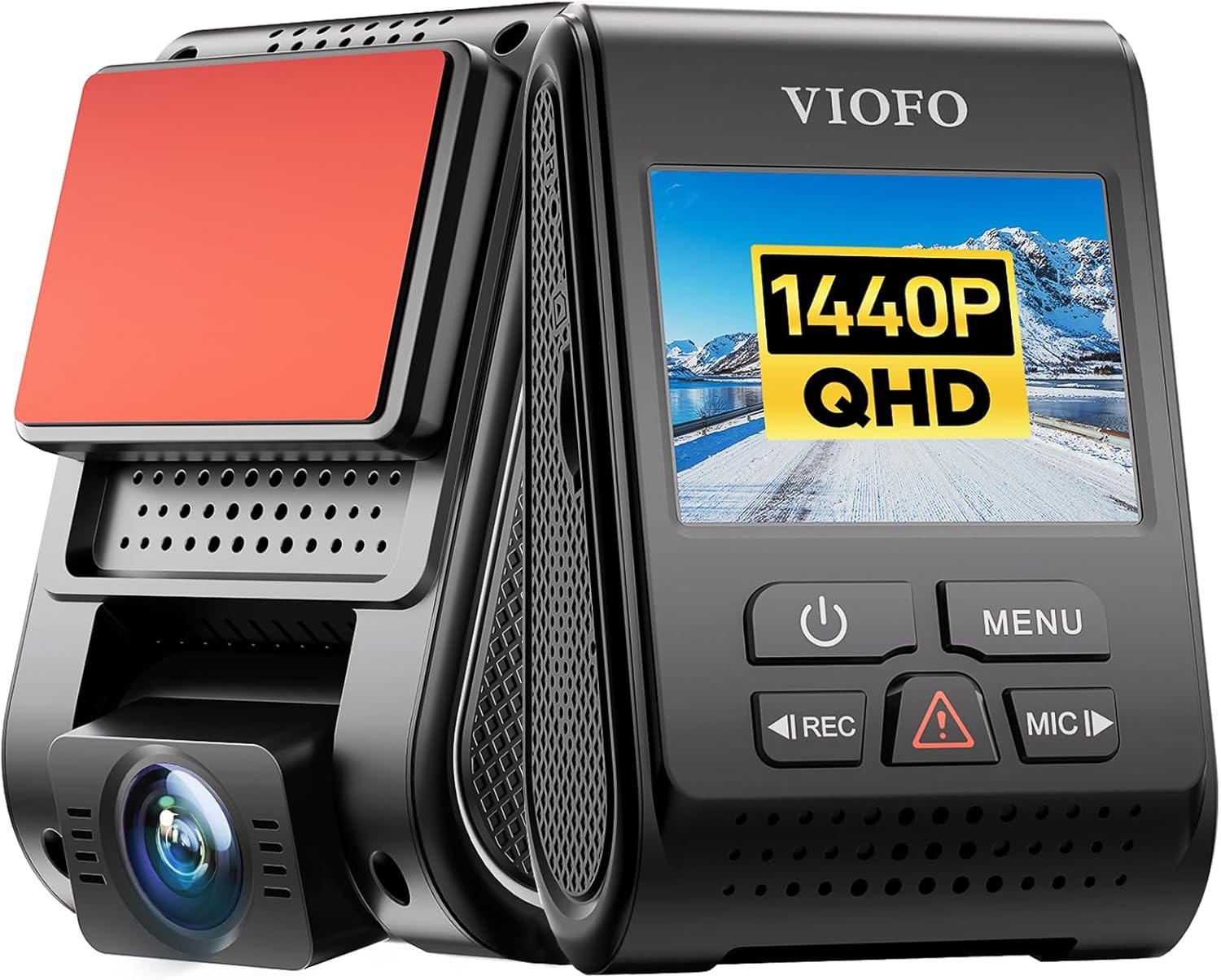 A119 V3 Dash Cam, 2K Front Recording, GPS, True HDR Car Dashcam | 2560x1660P