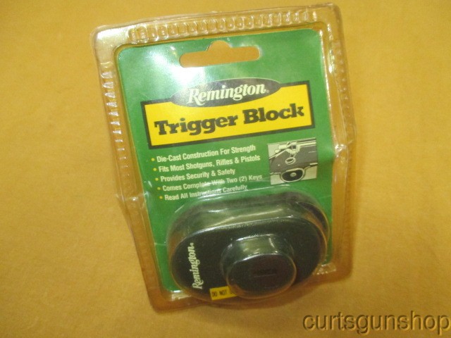 Vintage Remington Trigger Block Lock in Original Package