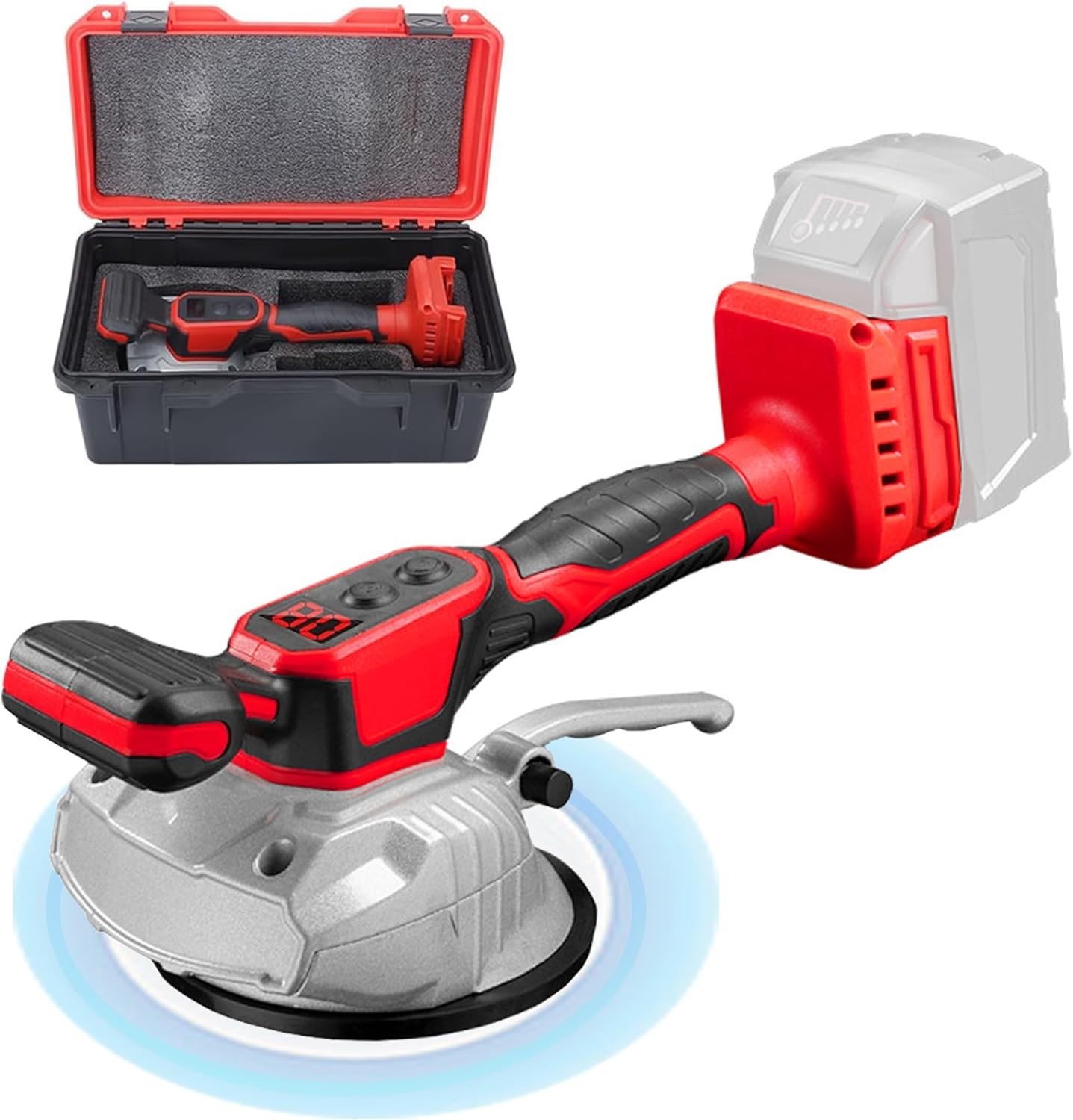 Tile Vibration Tool for Mil-wauke 18V Battery, Han