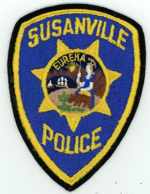 CALIFORNIA CA SUSANVILLE POLICE NICE SHOULDER PATCH SHERIFF