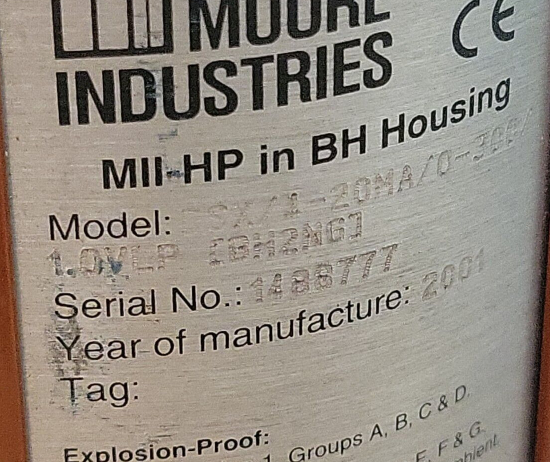 MOORE INDUSTRIES Explosion Proof DSX/4 Digital Indicator | MII in BH HOUSING