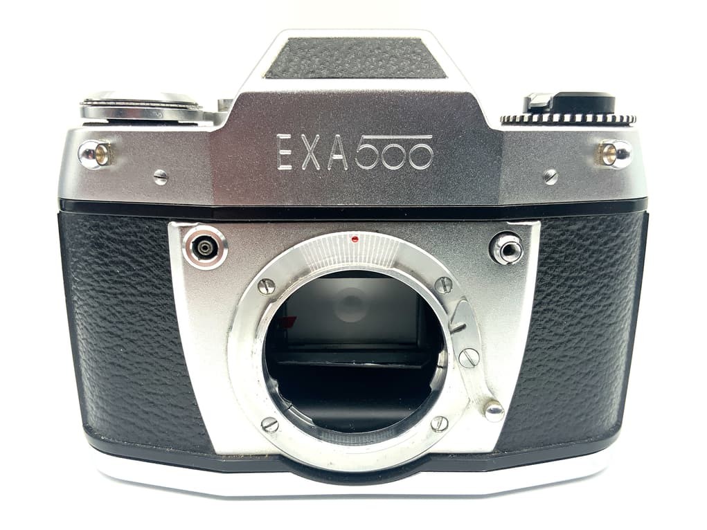 Ihagee Dresden Exa 500 SLR 35mm Analog SLR Camera Silver Body (EXA)