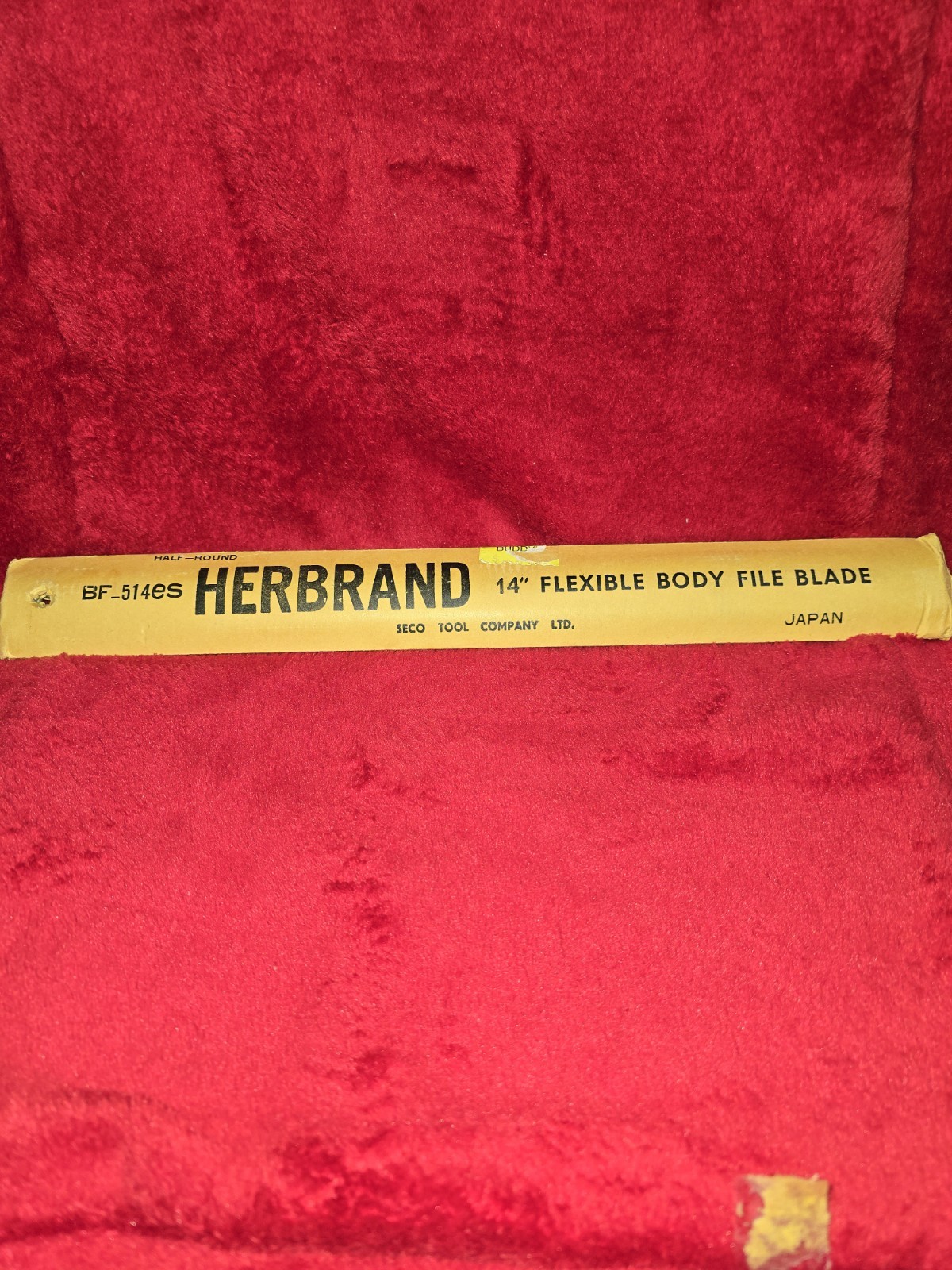 Herbrand BF-514ES BF-514ES 14 Inch Flexible Body File Blade Yellow Tool