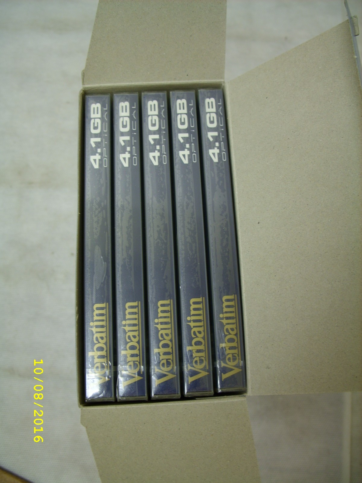 Verbatim Rewritable Optical Disk - # 92841 - 4.1GB - 5.25" - 512 Bytes - 5 PACK