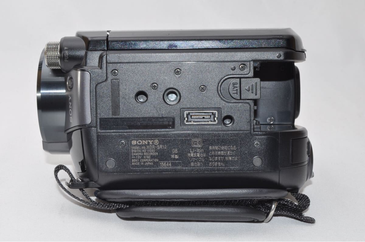 SONY Handycam HDR-SR12 Black Camcorder Video Camera Full HD 12x Zoom Japanese
