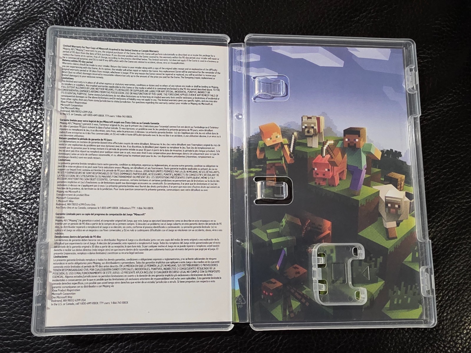Replacement Case (NO GAME) Nintendo Switch Minecraft