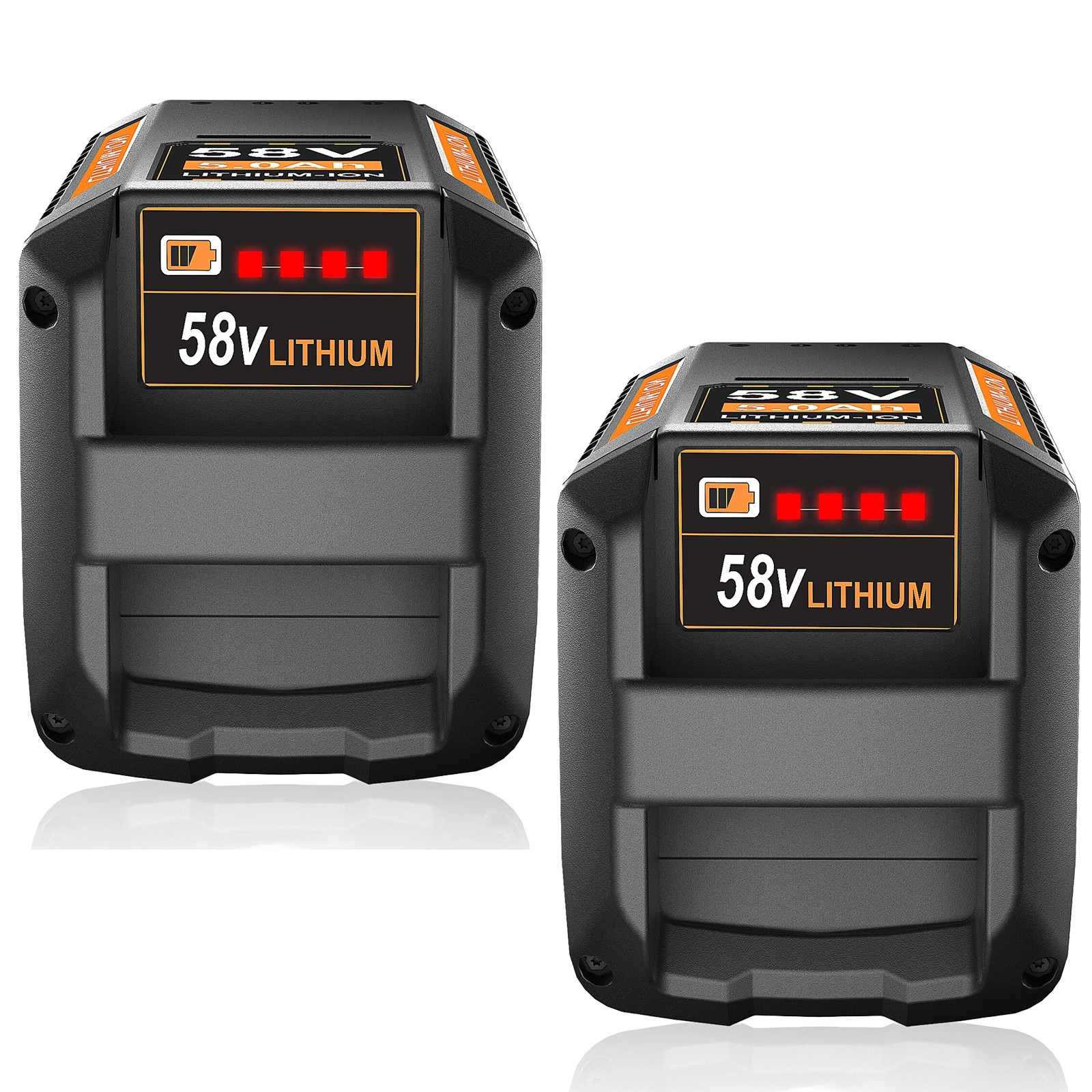 2PACK 5.0Ah Lithium Battery Replace For Echo 58Volt CBP-58V40 CBP-58V2AH CHT-58V