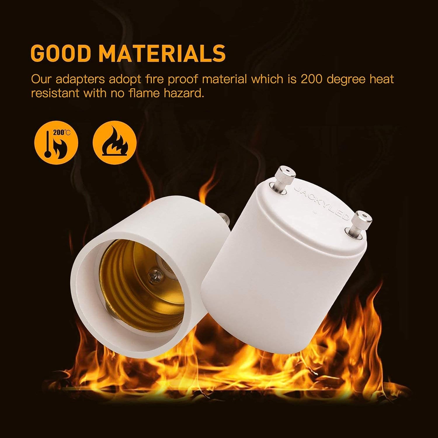 GU24 To E27 /E26 Screw LED Light Lamp Bulb Base Adapter Socket Converter Adaptor