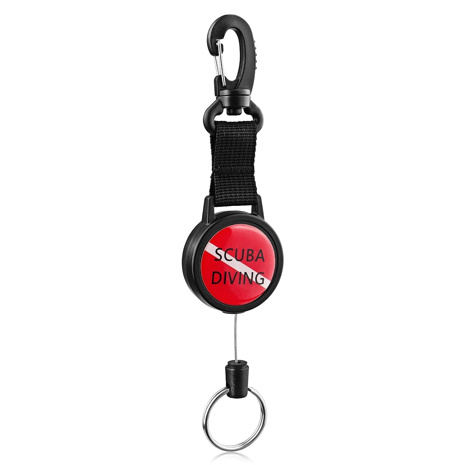 Scuba Diving Retractor, Dive Gear Keeper with 60cm/24'' Retractable Tether | Qui