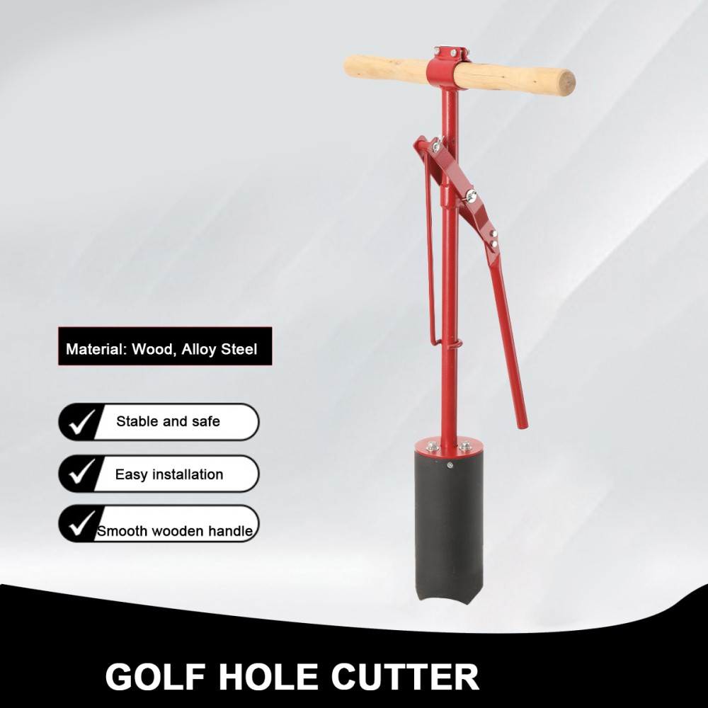 Golf Hole Cutter Putting Green Lever Action Hole Cutter Manual Hole Puncher