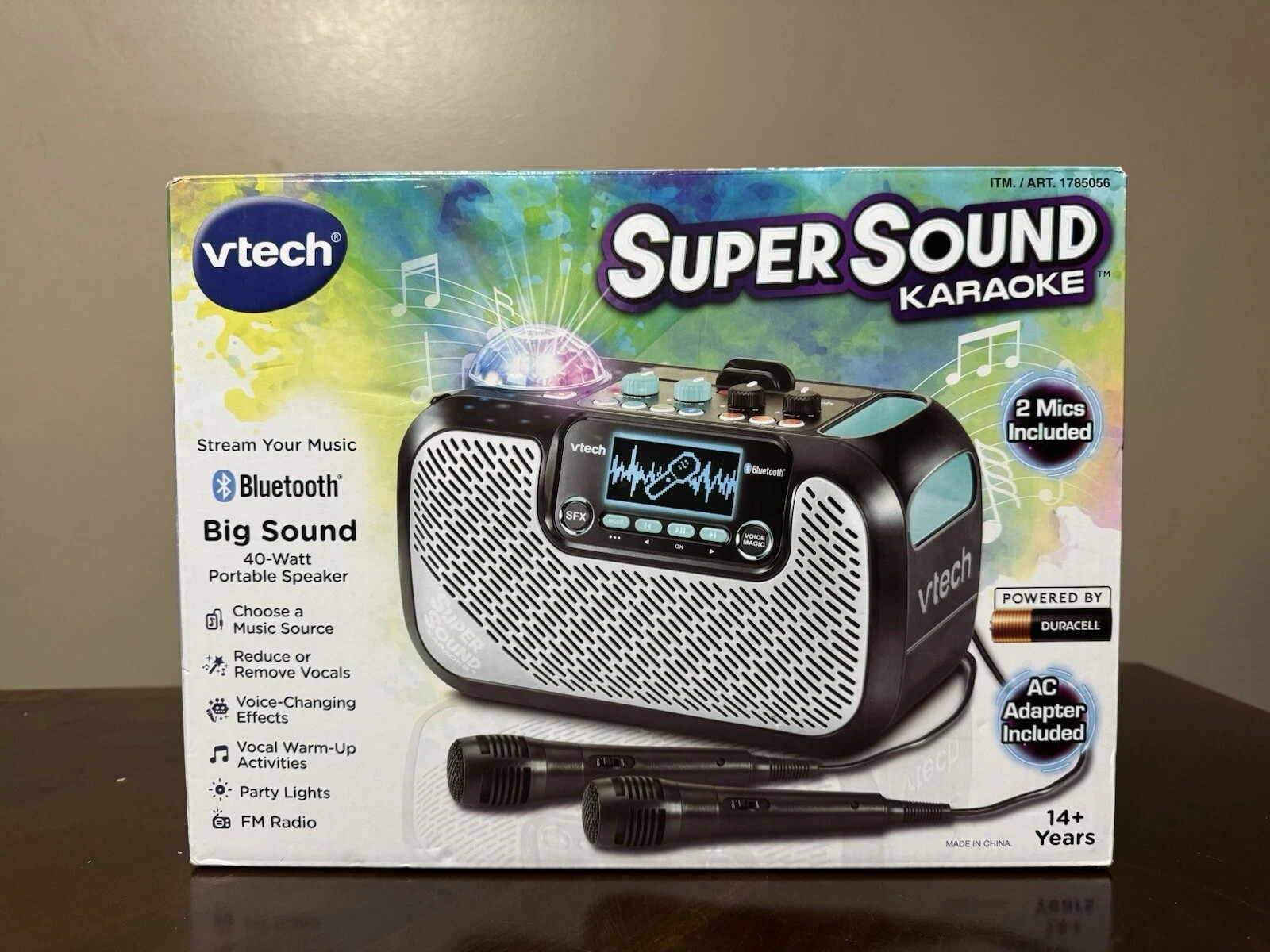 NEW Vtech Super Sound Karaoke Machine - 40 Watt Portable Speaker