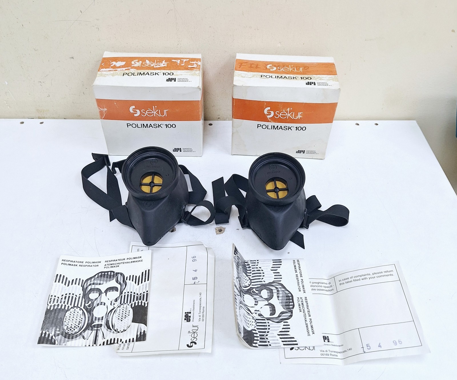 Sekur POLIMASK 100 Protective Mask (Lot of 2 pcs)