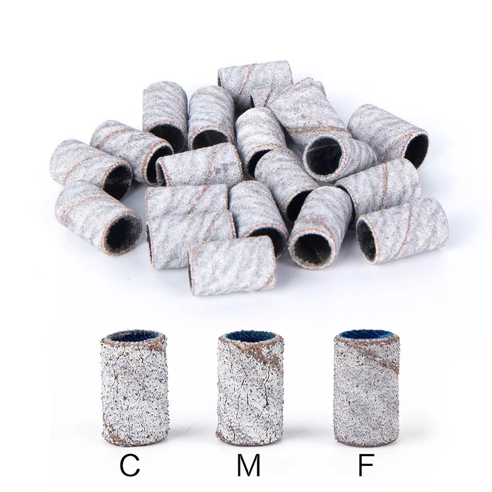 Milken Zebra Acrylic Sanding Bands Coarse/120 Grit White 100 pcs