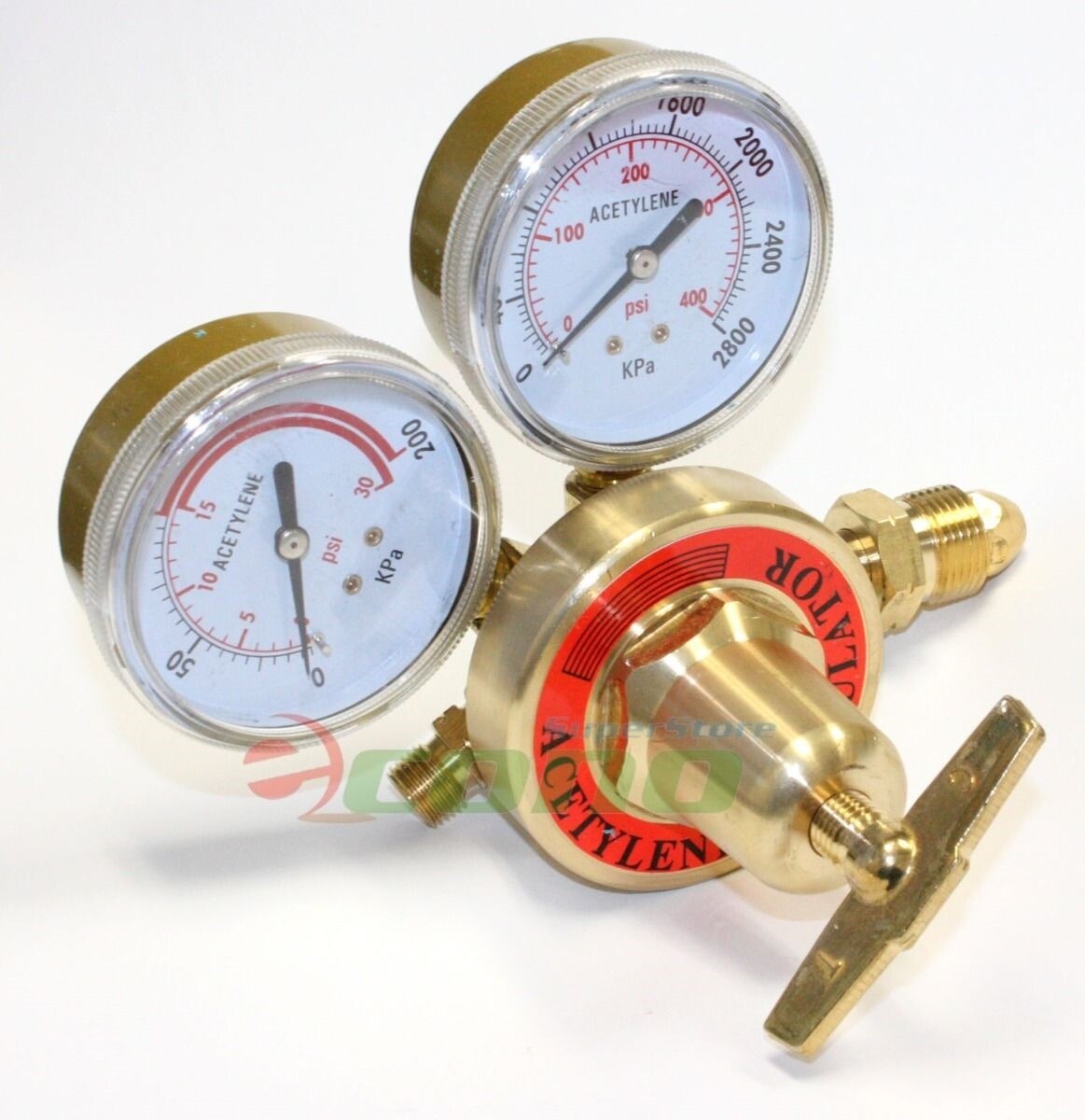Oxygen Acetylene CGA 541 510 Gas Welding Brass Regulator Fit Victor Type